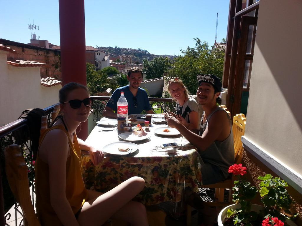 Villa Oropeza Hostel Sucre Eksteriør bilde